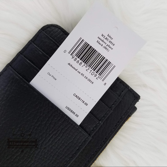 Kate spade Bitsy sanders place black coin purse - Picture 5 of 6